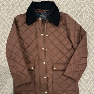 J Crew Heritage Quilted Barn Jacket with PrimaLoft Brown